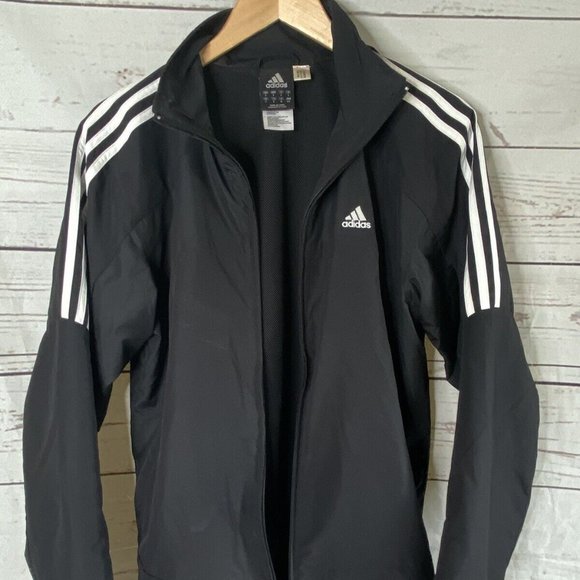 Vintage Y2K Adidas Nylon Jacket In Retro Black And White small - Picture 6 of 7